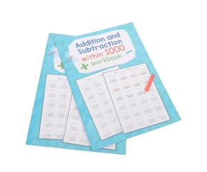 POPETPOP Cahier D'exercices D'arithmétique Élémentaire, 32 Pages, Papier | Additions et Soustractions, Feuilles Variées, pour Élèves et Débutants, Usage Quotidien à L'école