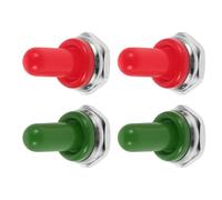 POPETPOP Capuchons en Caoutchouc Protection Étanche Couleur Aléatoire Lot de 4 pour Interrupteur à Bascule Guitare Basse pour Potentiomètre, pour Répétitions et Concerts