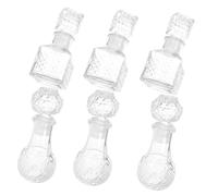 POPETPOP Carafes à Vin Portables 6 Pièces 50 Ml Verre Transparent Décanteur Étanche Dégustation Whisky Fêtes