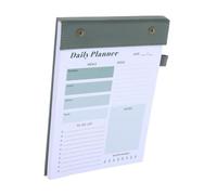 POPETPOP Carnet Agenda Quotidien Portable Planificateur To-do Multifonctionnel pour Réunions et Travail Cahier Léger avec Pages Détachables et Impression Claire Organisation et Pratique