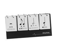 POPETPOP Cartes Flash Musicales Rythmiques avec Calendrier Intégré pour Entraînement Aux Notes Outils Pédagogiques Adaptés Aux Débutants Amélioration Lecture Musicale et Terminologie