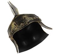 POPETPOP Casque de Soldat Romain Doré pour Cosplay Homme Accessoire de Fête Médiévale Gladiateur