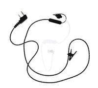 POPETPOP Casque Oreillette Tour Oreille pour Bidirectionnelle avec Tube Acoustique Transparent Isolation Sonore Protection -Radiation Confortable pour Professionnels Sécurité