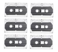 POPETPOP Cassettes Audio Vierges 30 Min Enregistrements DIY Boîtier Transparent Cassettes Enregistrables pour Fêtes Célébrations Créativité Matériaux Sûrs