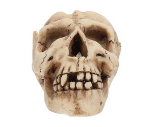 POPETPOP Cendrier en Résine de Crâne Halloween Déco Maison Réaliste | Beige, Beauté et Praticité, Résine Résistante, Usage Café et Intérieur, Décoration pour Halloween