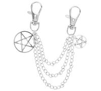 POPETPOP Chaîne de Chaussure en Alliage Métal Étoile à 5 Branches Bijou de Chaîne Décorative pour Baskets et Bottes Accessoire Unisexe pour Lacets Décoration Chaussures Sport et Casual