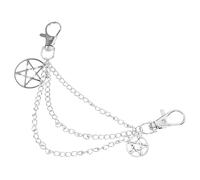 POPETPOP Chaîne de Chaussure Métal avec Breloque Étoile à Branches Décoration pour Sneakers et Boots Accessoire Mode Unisexe Charme Lacets Élégant et Original