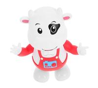 POPETPOP Chanteur Dansant pour Garçon Fille Vache Électrique Lumineuse Interactive avec Lumières Colorées Musical Animé pour Garçon Fille Cadeau Ludique Animation et Apprentissage