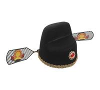 POPETPOP Chapeau D'empereur Chinois Ancien Tressé, Accessoire de Costume Hanfu Taille Unique, Chapeau de Cosplay pour Fêtes et Spectacles, Coiffe Traditionnelle Chinoise Couleur Aléatoire