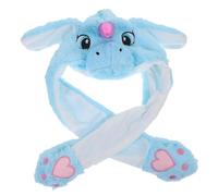 POPETPOP Chapeau Drôle de Licorne Oreilles Mobiles pour Garçon et Filles Chapeau de Fête Fantaisie Taille Unique Accessoire pour et Festivals