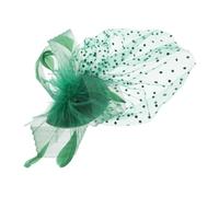 POPETPOP Chapeau Rétro Mariage avec Voile Maille et Plumes Accessoire Cheveux Vintage pour Mariée Pince Confortable pour Fête Thé et Cérémonie