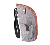 POPETPOP Chauffe-biberon Portable USB pour Bébé, Mini Chauffe-Lait Intelligent, Fibre De Carbone, Protection Anti-surchauffe, Usage Voiture Et Voyage, Gris, Lot