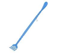 POPETPOP Chausse-pied Creux 18,5 Pouces en Pp et Résine, Bleu | Outil Deux-en-gratte-dos, Usage Maison ou Bureau, Aide à Enfiler, pour Personnes Âgées, Léger