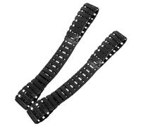 POPETPOP Chenilles de Char en Plastique Noir 2pcs pour Modèle de Tank Télécommandé, Surface Lisse, pour Activités de Construction DIY