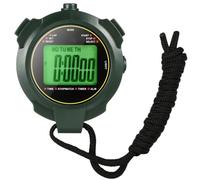 POPETPOP Chronomètre Professionnel Minuterie Électronique Portable Lumineux en Abs, Léger et Vert pour Entraînement Sportif et Compétition