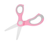 POPETPOP ciseaux pour compléments alimentaires pour bébés Ciseaux de coupe végétale cisailles à fruits Cisaillements portables (céramique) rose