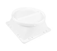 POPETPOP Clapet Anti-retour pour Hotte Aspirante Vanne de Régulation de Débit Soupape Évacuation Air pour Usage Domestique et Professionnel Empêchant le Refoulement des Fumées