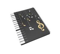 POPETPOP Classeur pour Partitions de Piano Pochettes Transparentes Haute Visibilité Organiseur Musique Dossier de Rangement Multifonction pour Musiciens et Étudiants