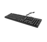 POPETPOP Clavier Filaire USB avec Pavé Numérique Ergonomique et Réactif Clavier pour Jeu et Usage Bureau Compatible PC Portable et Ordinateur de Bureau