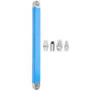 POPETPOP Clé à Rallonge Multifonction à Cliquet en Acier Réglable Bleue, Jeu de Douilles Complète, Rallonge de Clé pour Accès Difficiles, Outil Portable 4 Accessoires, Usage Mécanique Professionnel