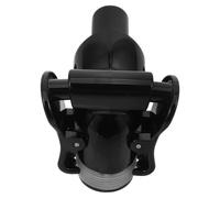 POPETPOP Clip de Fixation pour Masque de Plongée Tube à Air, Noir | Plastique et Silicone, Maintien Antidérapant Léger, Usage en Zones Côtières Agitées et Snorkeling en Milieu Marin