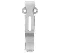 POPETPOP Clip de Poche en Acier Inoxydable Compact et Portable Trou de Vis 8,7mm pour Activités de Plein Air et Camping, Accessoire Discret et Pratique