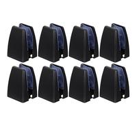 POPETPOP Clip de Séparation de Bureau Abs Noir 8pcs pour Création D'espaces Privés Stabilité Renforcée et Surface Lisse, pour Organisation de Poste de Travail