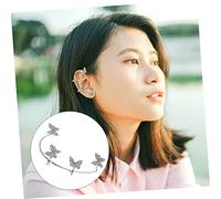 POPETPOP Clip Oreille Zircon Manchette et Pendante Accessoire Oreille pour Droite sans Perçage Style et Brillant
