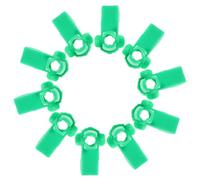 POPETPOP Clips de Tringle de Porte Automobile Fixation Sécurisée et Remplacement Pratique 10pcs en Plastique Vert pour Accessoires de Voiture
