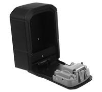 POPETPOP Coffre à Clés à Combinaison Antivol en Alliage D’Aluminium Grosse Taille Noir Résistant aux Intempéries Boîte de Rangement Sécurisée pour Porte de Maison Location ou Chantier