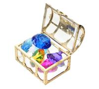 POPETPOP Coffret Trésor Garçon Fille Jeu De Plongée avec Joyaux Acryliques Colorés Boîte Portable pour Stimulation Créative Couleur Couleur