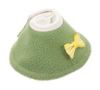 POPETPOP Collier de Protection Morsure pour Perroquet Collerette et Résistante Protège Plumes et Blessures Facile à Enfiler Post pour Oiseaux Que Perroquets et Pigeons Vert Foncé S