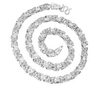 POPETPOP Collier Dragon Homme Argenté Style Hip Hop Chaîne Épaisse Bijoux Masculins