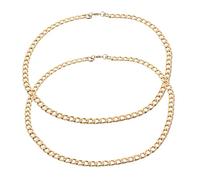 POPETPOP Collier Hip-hop Chaîne Métal Élégante pour Cou Accessoire Décoratif sans Marque