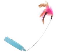 POPETPOP Collier Interactif pour Chaton 17-27 Cm, Bâton Taquin Multifonction Bleu Clair, Stimulant pour Animaux de Compagnie Intérieur, Présent Amusant pour Chat