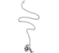POPETPOP Collier Pendentif Chapeau Cowboy Unique Métal Décoration Suspendue Originale Accessoire Voiture et Maison Cadeau Féminin Charmant
