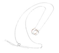 POPETPOP Collier Pendentif Imbriqué Femme Bijoux Élégants Matériaux Premium ou Fête Accessoire Durable et Design Exquis et Brillant