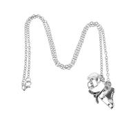 POPETPOP Collier Pendentif Patin à Glace Design Sportif Unisexe Chaîne Confortable et Résistante pour Amateurs de Hockey et Patinage