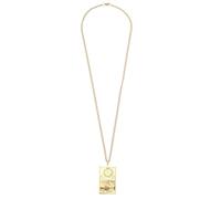 POPETPOP Collier Ras-de-Cou Homme Pendentif Soleil en Acier Inoxydable Plaqué Or Véritable Chaîne de Pull Religieuse Bijou Homme pour Présent de Noël Style Tarot Solide et Antirouille