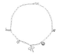 POPETPOP Collier ras du cou à nœud mignon avec breloque coquillage et étoile Bijoux tendance d'inspiration occidentale Cadeau pour femmes filles Looks décontractés et de fête