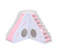 POPETPOP comme Un Tunnel De Couchage Aire De Jeux en Bois Jouet X Cabane pour Hamster Jeu d'escalade Cachette d'animaux Échelles Multi- Gerbilles Rampes De Toboggan Chinchilla Petits