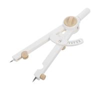 POPETPOP Compas à Dessin Multifonction Blanc Échelle Numérique Compas Précis en Plastique pour Mathématiques Outil Pédagogique pour Bureau et École Fournitures Scolaires