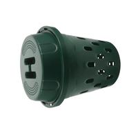 POPETPOP Composteur Organique en Plastique Vert pour Déchets Alimentaires Cuisine, Fertilisant et Amélioration Qualité Sol, pour Usage Domestique et Parterres de Jardin