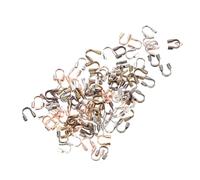 POPETPOP Connecteur à Fermoirs de U en Alliage, 500pcs, Résistant la Rupture, Facile à Utiliser pour Colliers et Perles, Accessoire Élégant pour Création de Bijoux Couleur Aléatoire