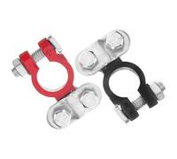 POPETPOP Connecteur de Borne de Batterie Alliage Aluminium Pince Positive et Négative pour Voiture Installation Facile et Connexion Sécurisée Bornes Voiture Robustes pour Flux de Courant