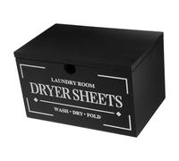 POPETPOP Conteneurs De Buanderie Boîte à Linge Avec Couvercle Rabattable Organisateur De Rangement Pour Feuilles De Séchage Décoration De Buanderie