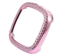 POPETPOP Coque de Protection Électroplate pour Montre Compatible avec Fitbit Sense Étui Chic et Durable Aux Chocs et Rayures Installation Facile