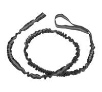 POPETPOP Corde de Traction pour Vélo Garçon et Filles 17 M X 25 CM Sangle Élastique Noire Corde Rétractable pour Randonnée VTT Sécurité Parent-Garçon et Filles en Plein Air