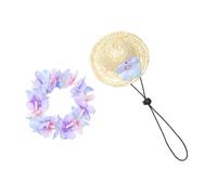 POPETPOP Costume De Fête pour Chien Et Chat 2 Pièces Chapeau Guirlande Tendance Confortable pour Les