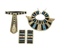 POPETPOP Costumes Égypte Pour Hommes Accessoires Avec Ceinture Collier Bracelets Costume De Roi Pour Halloween Et Cosplay